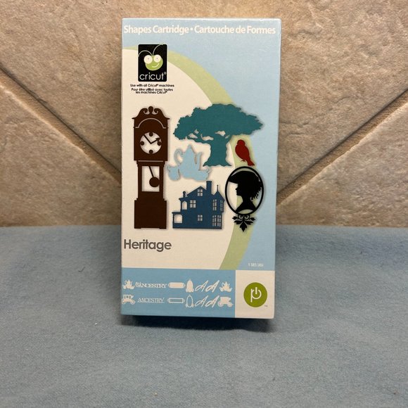 Cricut cartridge HERITAGE - EUC Complete in original box - Picture 1 of 9